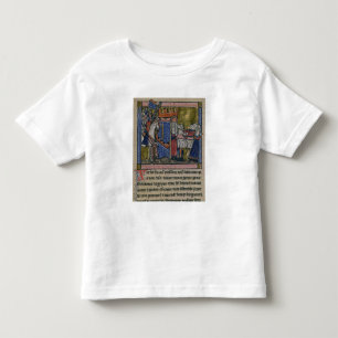Camiseta Infantil Os cidadãos de Edessa pagam a homenagem a Baldwin