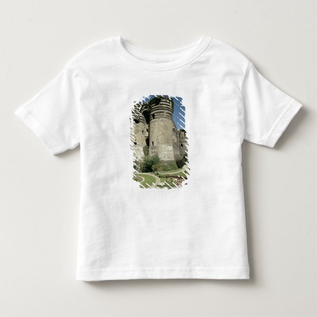 Camiseta Infantil Os d'Angers do castelo, terminados 1238 (Frente)