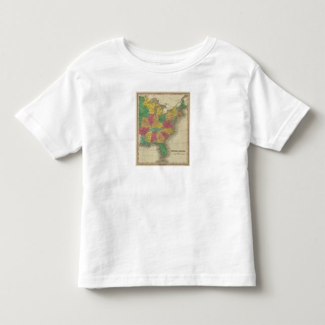 Camiseta Infantil Os Estados Unidos 33 (Frente)