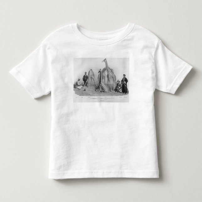 Camiseta Infantil Os girafas com os árabes (Frente)