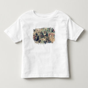 Camiseta Infantil Os jogos das crianças: detalhe do righthand
