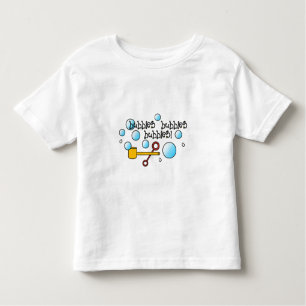 Camiseta Infantil Os meninos da criança, bolhas das meninas,