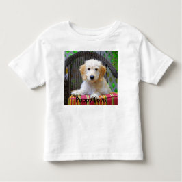Camiseta Infantil Ouro Doodle Puppy Love Toddler