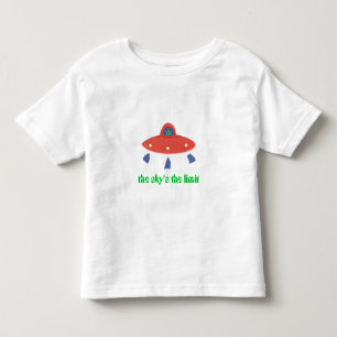 Camiseta Infantil OVNI O Céu É o Limite