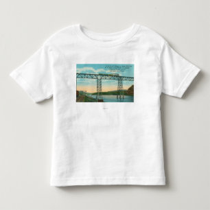 Camiseta Infantil OWR & rio de SceneSnake da ponte de N,