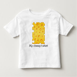 Camiseta Infantil Padrão de textura de queijo suíço