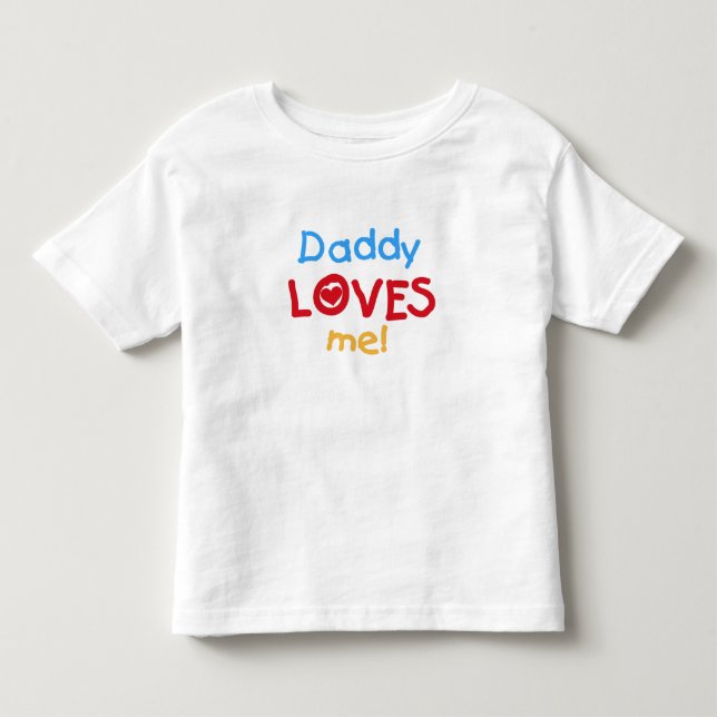 Camiseta Infantil Pai me ama (Frente)