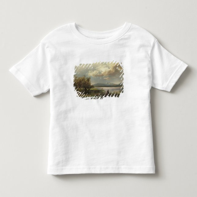 Camiseta Infantil Paisagem de Baviera, 1856 (Frente)