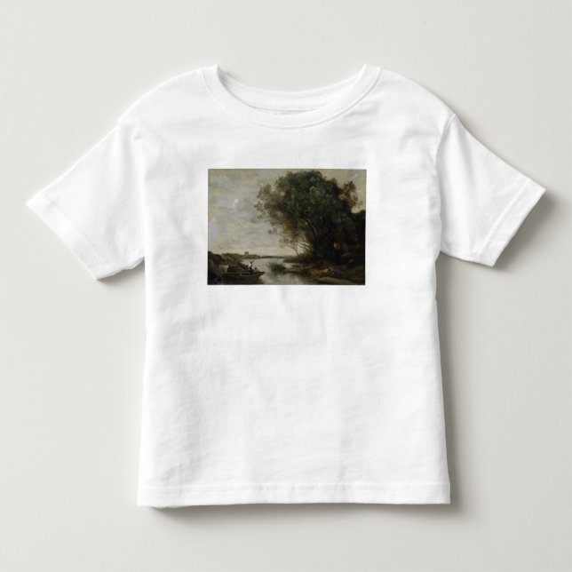 Camiseta Infantil Paisagem do rio (Frente)