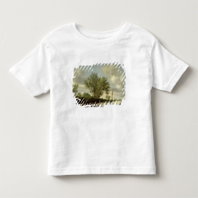 Camiseta Infantil Paisagem do rio, 1645 (Frente)