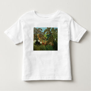 Camiseta Infantil Paisagem exótica