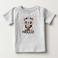 Camiseta infantil Panda