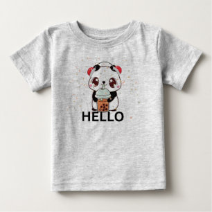 Camiseta infantil Panda
