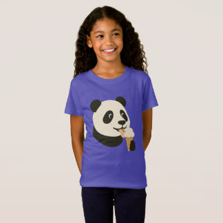 Camiseta Infantil Panda Sorvete