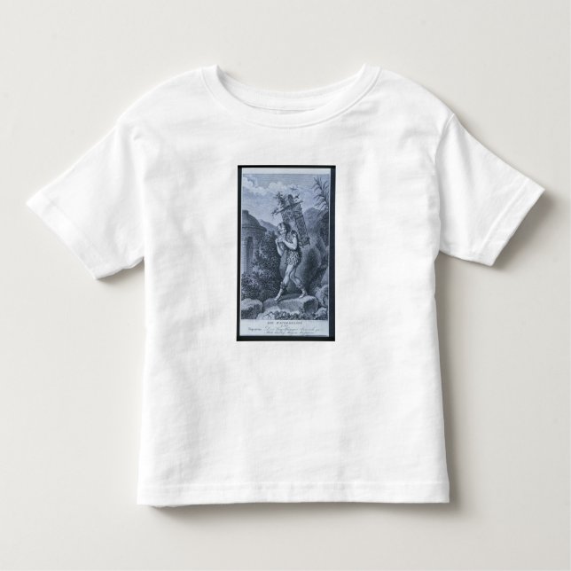 Camiseta Infantil Papageno: "Eu sou o birdcatcher (Frente)