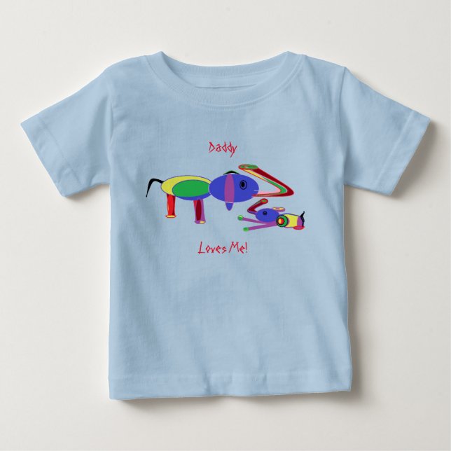 Camiseta Infantil Papai me ama (Apenas Frente) (Frente)