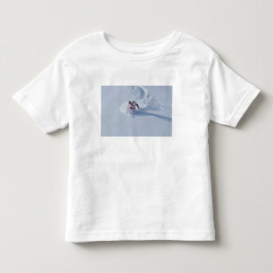 Camiseta Infantil Papai Noel esquiando no Snowbird Ski Resort, Wasat