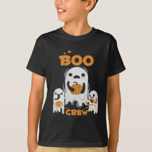 Camiseta infantil para meninos do Boo Crew Ghost p