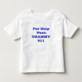 Camiseta Infantil Para Texto da Ajuda: GRAMMY 911