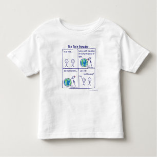 Camiseta Infantil Paradoxo gêmeo