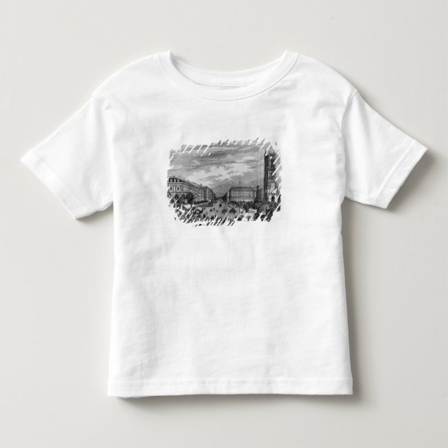 Camiseta Infantil Paris, bulevar de Sebastopol (Frente)