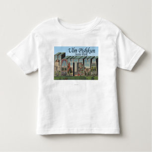 Camiseta Infantil Parque estadual de Ulm Pishkun, Montana