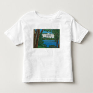 Camiseta Infantil Parque opinião histórica do Bldg de Delaware e do