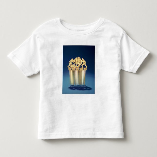 Camiseta Infantil Parte dianteira de um pente de Scythian (Frente)