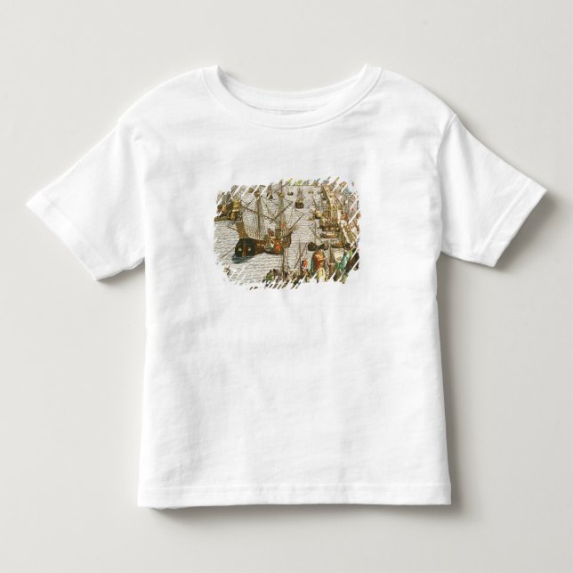 Camiseta Infantil Partida de Lisboa para Brasil (Frente)