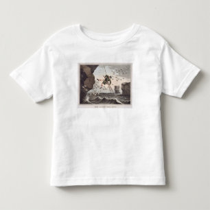 Camiseta Infantil Pássaro que trava de cima de, gravado por Matthew