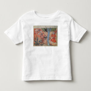 Camiseta Infantil Pássaros da caça, 'do livro de Kalila e