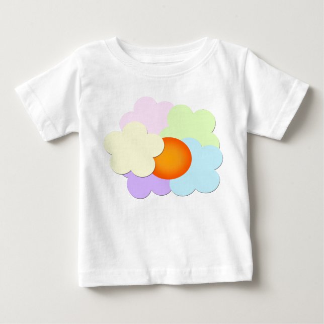 Camiseta Infantil Pastel Sunset Baby (Frente)