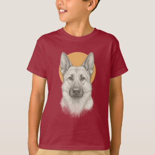Camiseta Infantil Pastor Alemão