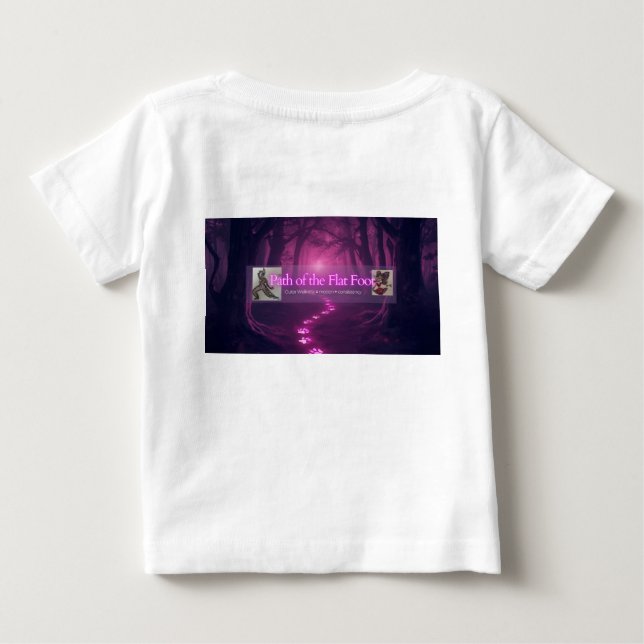 Camiseta infantil Path of the Flat Foot Baby & Chi (Verso)