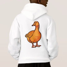 Camiseta Infantil Pato Laranja – Animal Fofo e Div