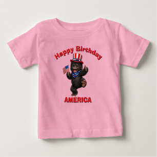 Camiseta Infantil Patriota Gorila (5w)