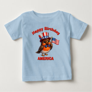 Camiseta Infantil Patriota Robin (4n)