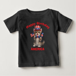 Camiseta Infantil Patriótica California Spangled (