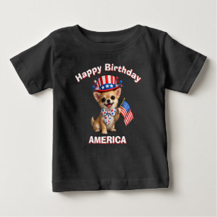 Camiseta Infantil Patriótica Chihuahua (2ad)
