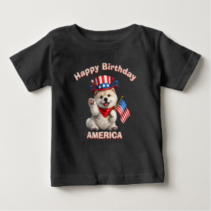 Camiseta Infantil Patriótica Chow Chow (2ah)