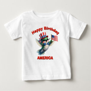 Camiseta Infantil Patriótica de Beija-Flor (4o)