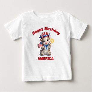 Camiseta Infantil Patriótica de Cabra (5ah)