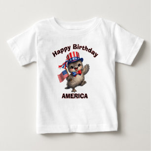Camiseta infantil patriótica de Emu (4l)