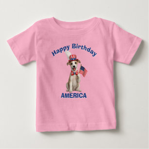 Camiseta infantil patriótica Greyhound (2u)