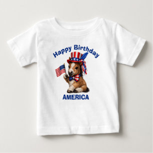 Camiseta Infantil Patriótica Pony (5l)