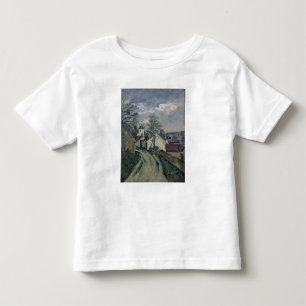 Camiseta Infantil Paul Cezanne   a casa do doutor Gachet em Auve