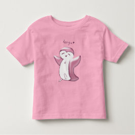 Camiseta Infantil Pengu Pengim Feliz(DustyRose)