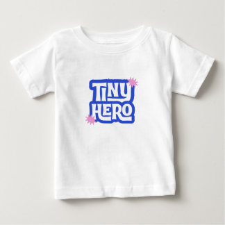 Camiseta Infantil Pequeno Herói Criança e Bebê