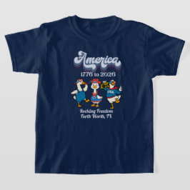 Camiseta Infantil Personalizada Balançando Liberda