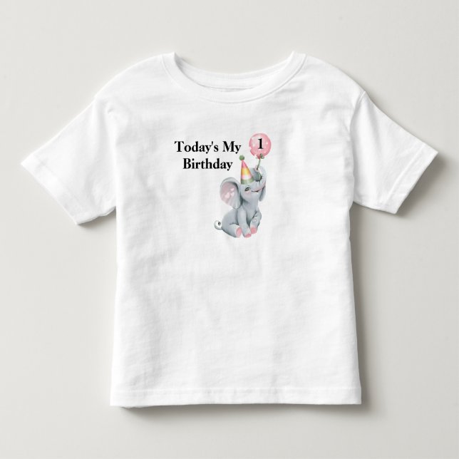 Camiseta Infantil Personalizada de Aniversário (Frente)